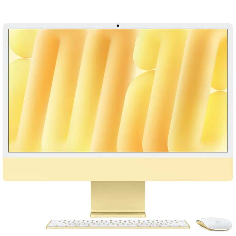 کامپیوتر All in One اپل 24 اینچی مدل iMac M4 2024 10C-10C 16GB 512GB رنگ زرد